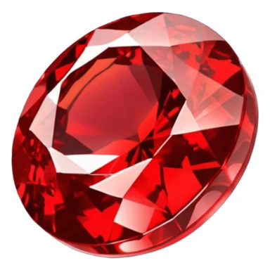red magical stone sticker