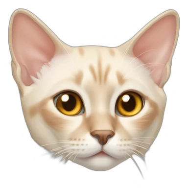 Flamepoint siamese cat sticker