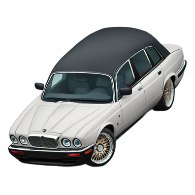 Jaguar xj40 slammed on BBS wheels sticker