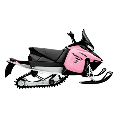 pink arctic cat snowmobile  sticker