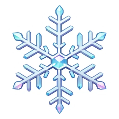 glitter white copo sticker