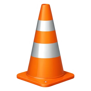 traffic cone sticker