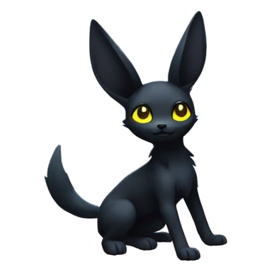 Lunar Nebula Umbreon full body sticker