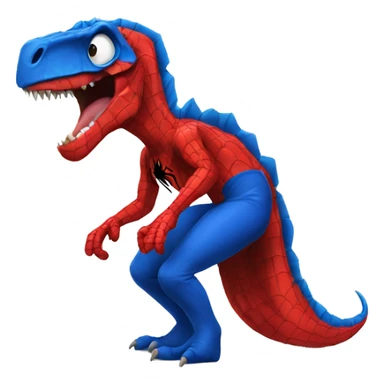 dinosaur that is spiderman sticker
