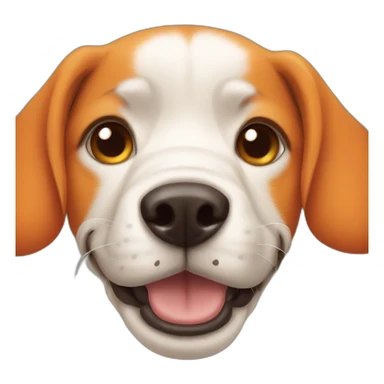 AN ORANGE DOG sticker