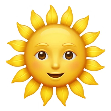 Attitude sun sticker