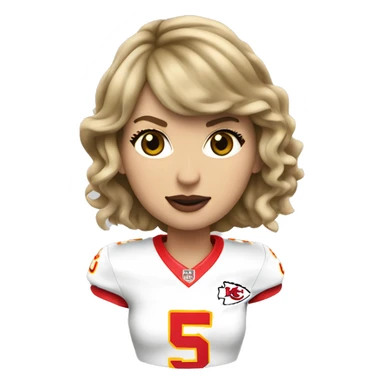 Taylor-Swift-kansas-city-chiefs sticker