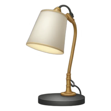 desk lamp sticker