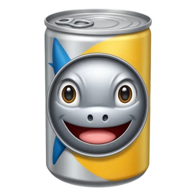 Tuna can sticker