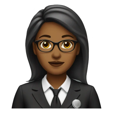 female lawyer sticker