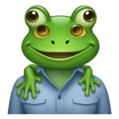Facebook frog emoji sticker