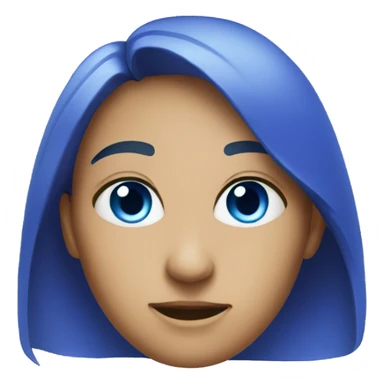 👀 with blue iris sticker