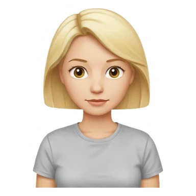 blond professional in mid-30s to 40s dressed casual sticker