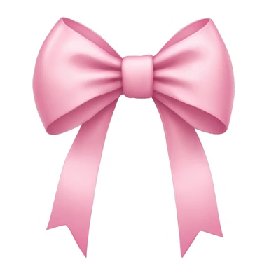 baby pink bow sticker