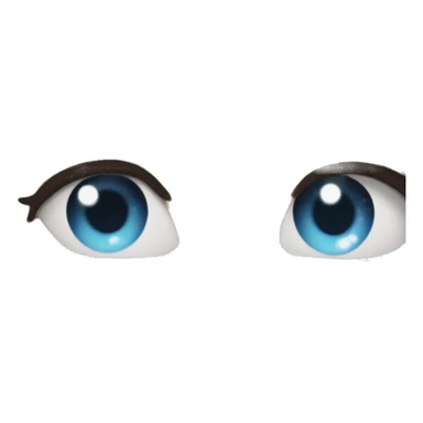 The  starry eye 🤩 emoji but with ❄️ snowflakes for eyes sticker