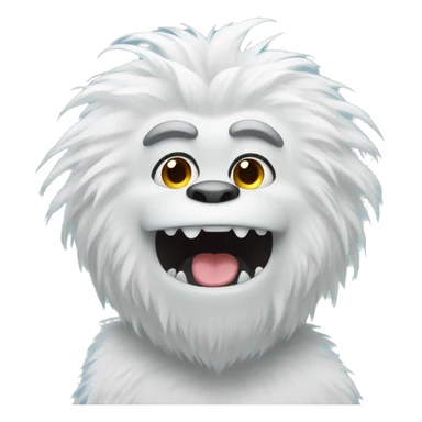 Cute yeti sticker