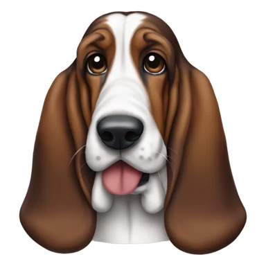 Basset hound wearing Texans jersey  sticker
