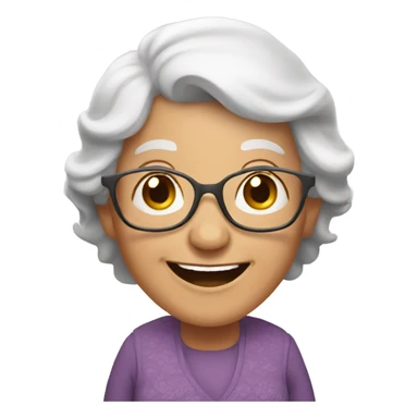happy grandma  sticker