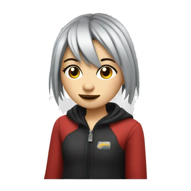 emo Girl driving MK8 GTI sticker