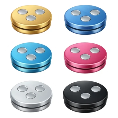 stationery items button sticker