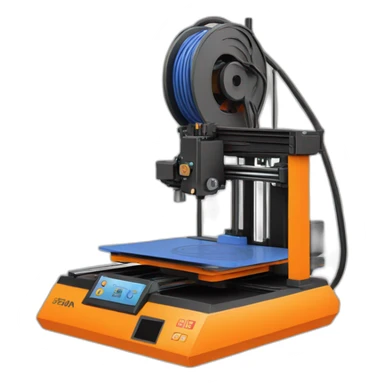 A prusa 3D printer sticker