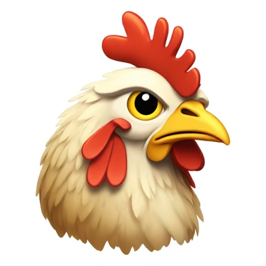 Chicken butt sticker