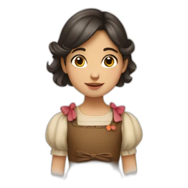 Niña del aro sticker