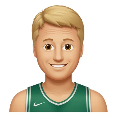 Russian Larry bird sticker
