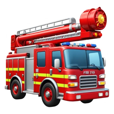 Fire truck sticker