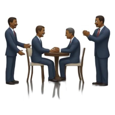 Meeting in Georgia sticker