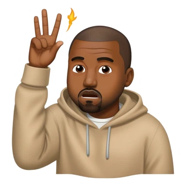 Kanye farting sticker