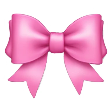 pink bow sticker