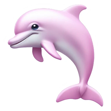 Pastel-pink-colors-dolphin sticker