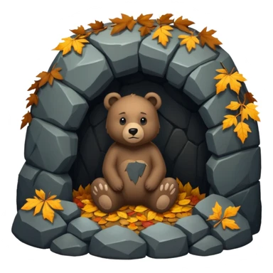 bear cave sticker