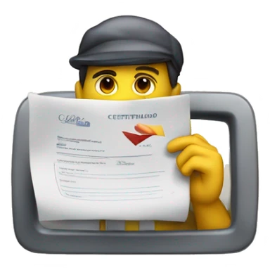 Certificado de calidad: Thierry sticker