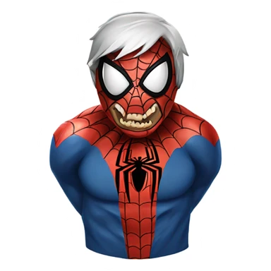 Zombie Spiderman fightto spiderman sticker