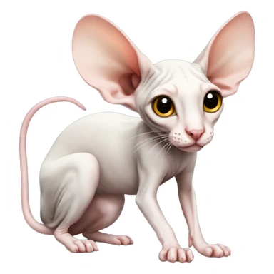 Sphynx-Rat-Mouse-Hybrid full body siamse colour  sticker