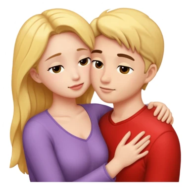 intimate moment between lovers sticker