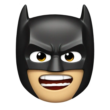 Batman with a coke sticker