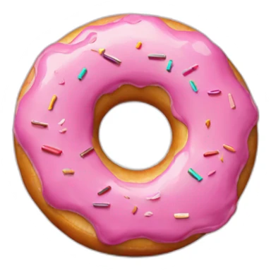 Two donuts sticker