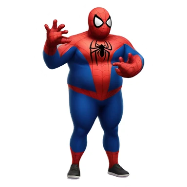 Obese Spider-Man  sticker