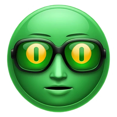 the matrix emoji from the movie sticker
