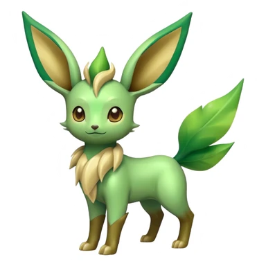 Shiny Exotic Leafeon-Bayleaf-Hybrid-Creature sticker