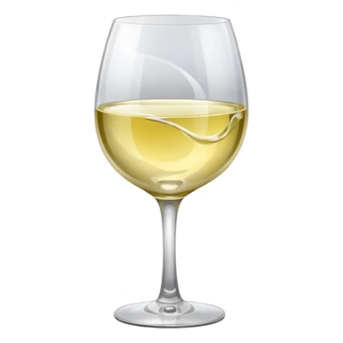 white wine different glass sticker