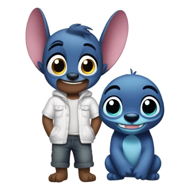 Stitch et Angel sticker