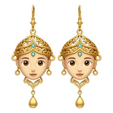 Earring of jimmiki sticker