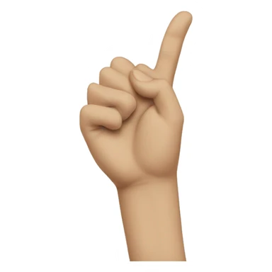 hand signs a piece of paper sticker