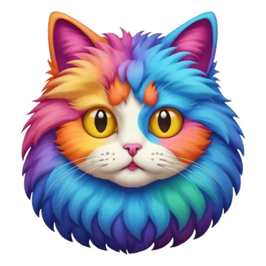 Weird cat sticker