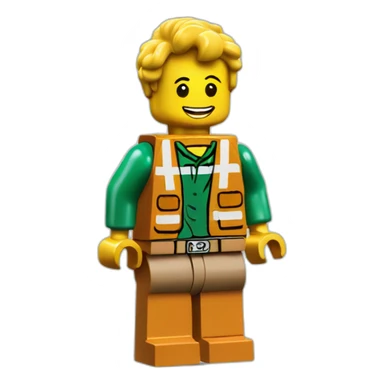 Lego minifig sticker