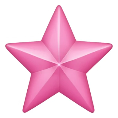 Pink star (simple without lines in it) sticker